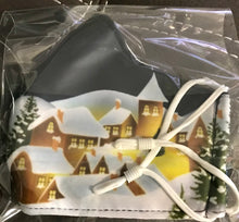 Load image into Gallery viewer, Merry Christmas Snowflake Mask
