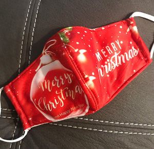 Red Christmas Mask