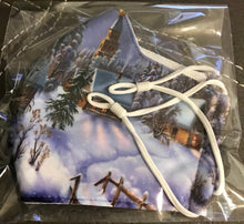 Load image into Gallery viewer, Christmas Winter Night Town Scene
